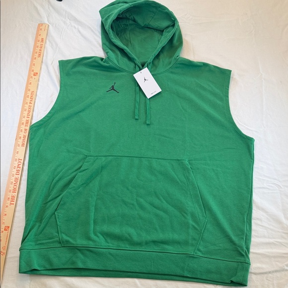 Jordan - Dri Fit - Green Sleeveless Hoodie - training
